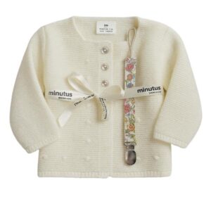 Chaqueta de Punto Bobo + Chupetero Floral