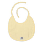 Babero bebé 100% algodón canalé calado