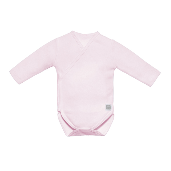 Body cruzado manga larga Plain 100% Algodón