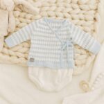 Conunto de jubón con  ranita 100 % Algodón