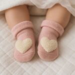 Patucos Corazones 100% algodón antideslizantes