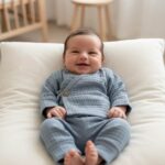 Conjunto de Dos Piezas «Nube Azul» – Algodón Gofre Premium