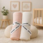 Pack 2 Muselinas de Algodón Minutus – Rosa & Blanco