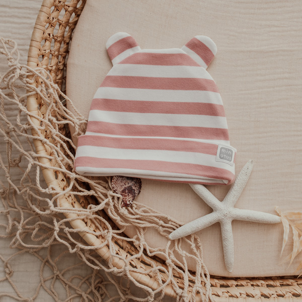 Gorro Bebé Rayas 100% algodón