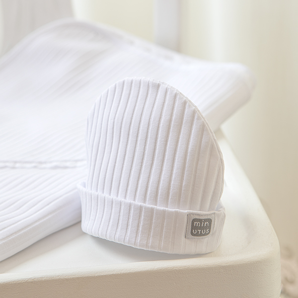 Gorro bebé Canalé Blanco