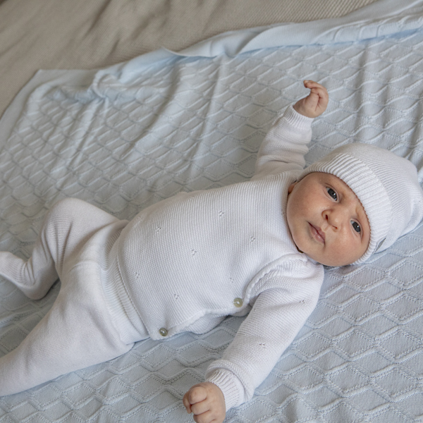 Conjunto Kyr + Gorro (3 Piezas) 100% Algodón