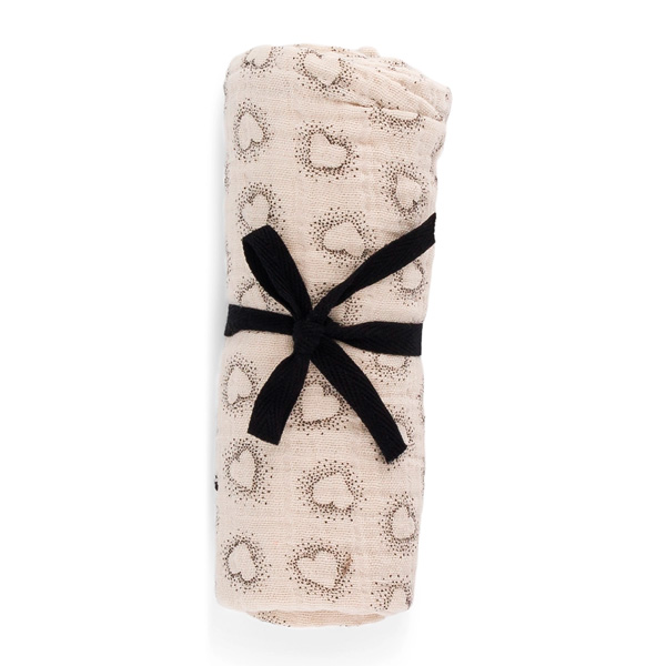 Muselina Heart 100% algodón