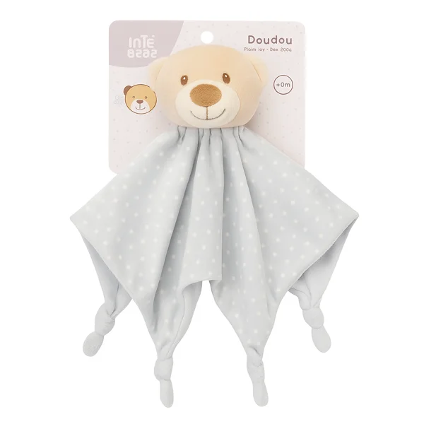 Dou Dou Osito Azul Suave · Compañero de Mimos para Recién Nacido